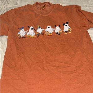 Disney Orange Halloween Character Top
